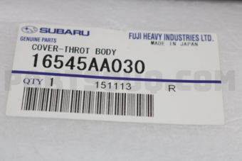 16545AA030 COVER-THROT BODY