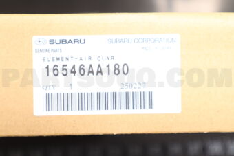 16546AA180 ELEMENT-AIR CLNR