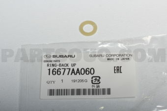 16677AA060 RING-BACK UP