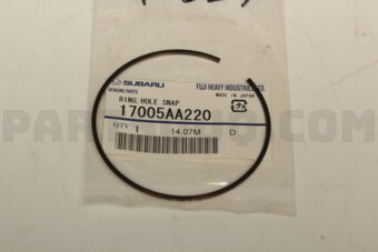 17005AA220 Subaru RING,HOLE SNAP