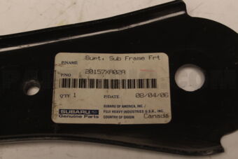 20157XA02A Subaru SUPPORTSUB FRM F LH