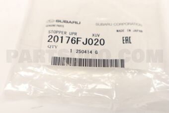 20176FJ020 Subaru STOPPER UPR      XUV
