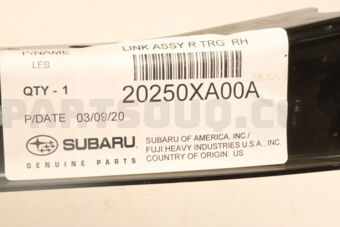 20250XA00A Subaru LINK ASSY R TRG  RH