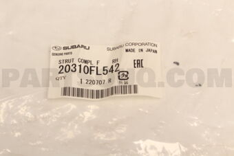 20310FL542 Subaru STRUT COMPL F RH