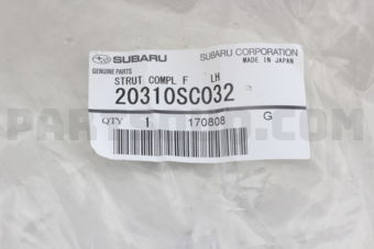 20310SC032 STRUT COMPL F LH