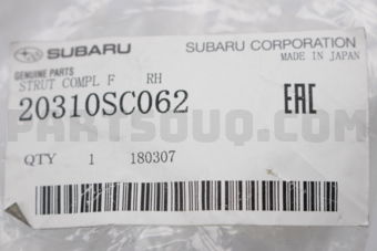 20310SC062 STRUT COMPL F    RH