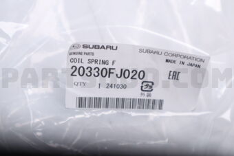 20330FJ020 Subaru COIL SPRING F