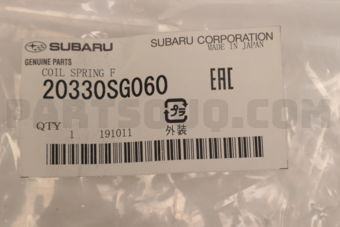 20330SG060 COIL SPRING F