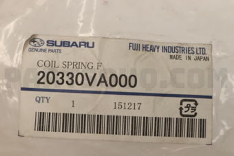 20330VA000 COIL SPRING F