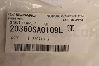 20360SA0109L Subaru STRUT COMPL R    LH