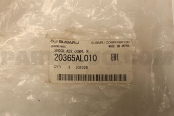 20365AL010 SHOCK ABS COMPL R