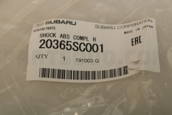20365SC001 SHOCK ABS COMPL R