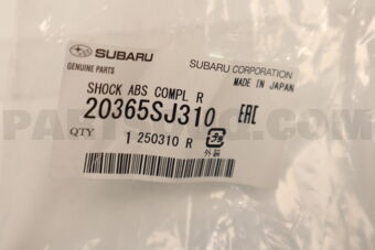 20365SJ310 SHOCK ABS COMPL R