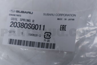 20380SG011 COIL SPRING R