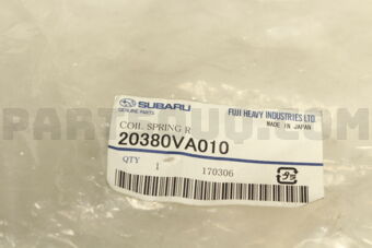 20380VA010 COIL SPRING-REAR