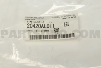 20420AL011 STABILIZER LK   LH