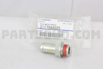 21170AA020 PLUG-WATER BYPASS