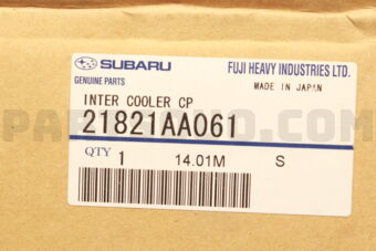 21821AA061 Subaru INTER COOLER CP