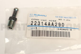 22314AA290 Subaru # SPD # CONN-VAC HOSE