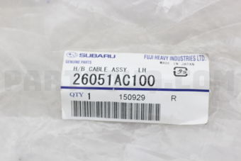 26051AC100 H/B CABLE ASSY   LH