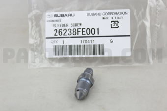 26238FE001 Subaru BLEEDER SCREW