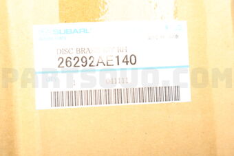 26292AE140 Subaru DISK BRAKE KIT F RH