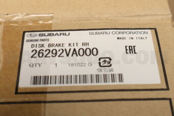 26292VA000 DISK BRAKE KIT RH