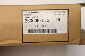 26300FE070 Subaru BRAKE DISC F