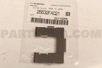 26632FA021 Subaru GUIDE PLATE