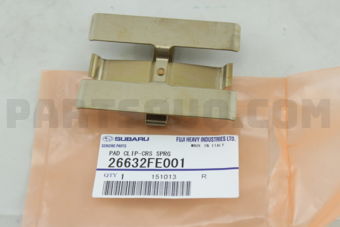 26632FE001 PAD CLIP-CRS SPRG