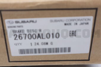 26700AL010 BRAKE DISC R