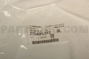 27540FL012 SEN SUB AY FT    LH