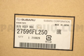 27596FL250 H/U ASSY VDC