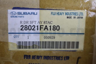 28021FA180 Subaru R DR SFT AY