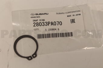 28033PA070 Subaru SNAP RING