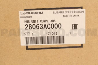 28063AC000 HUB UNIT COMPL ABS