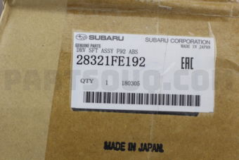 28321FE192 DRV SFT ASSY F92 ABS