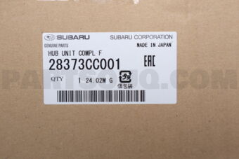 28373CC001 Subaru HUB UNIT COMPL F