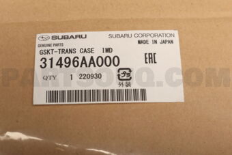 31496AA000 Subaru GSKT-TRANS CASE  IMD