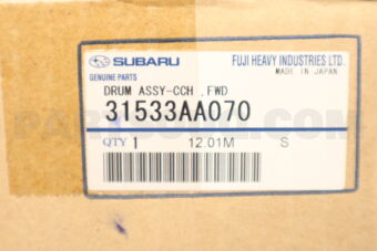 31533AA070 DRUM ASSY-CCH ,FWD