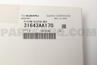 31643AA170 PISTON-CLUTCH,NO2