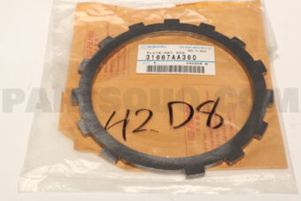 31667AA360 Subaru PLATE-RET,NO2