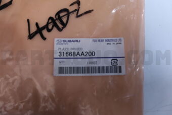 31668AA200 PLATE-DISHED