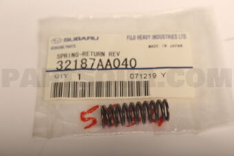 32187AA040 Subaru SPRING-RETURN,REV