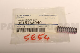 32187AA040 Subaru SPRING-RETURN,REV