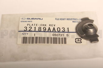 32189AA031 PLATE-CHK,REV