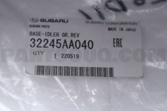 32245AA040 Subaru BASE-IDLER GR,REV