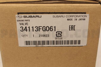 34113FG061 Subaru VALVE