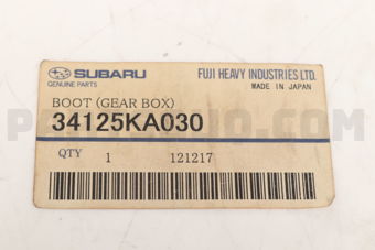 34125KA030 BOOT (GEAR BOX)