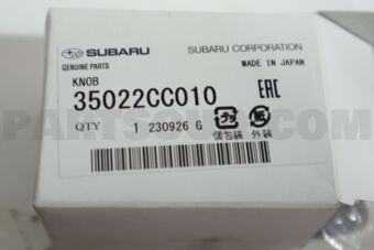 35022CC010 Subaru KNOB-GEAR SHIFT